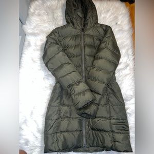 Womens the North face long coat size xs